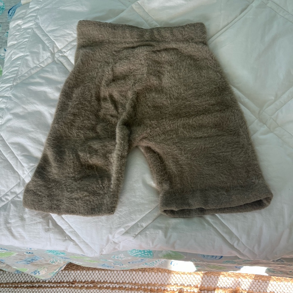 Cozy Fuzzy womens Shorts - taupe